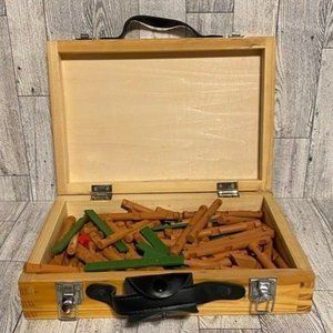 Tumble Tree Timbers - 150 Piece Mini Logs in a Wooden Box